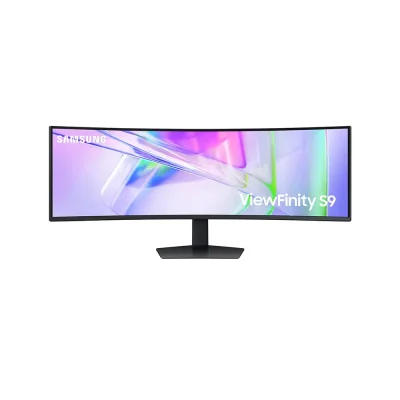 Samsung ViewFinity S9 LS49C950UAUXEN 49" VA 120Hz, 5ms, 32:9, Dual QHD (5120 x 1440), AMD FreeSync Technology, DisplayHDR 400, 1000R Curved Извит геймърски монитор