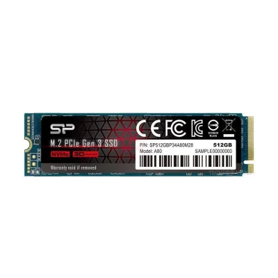 Silicon Power Ace A80 P34A80 512GB M.2 2280 PCIe 3.0 NVMe SSD Диск