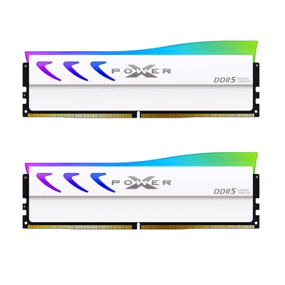 Silicon Power XPOWER Storm RGB White 32GB (2x16), DDR5, 6000 MHz, CL36, AMD EXPO & Intel XMP RAM памет