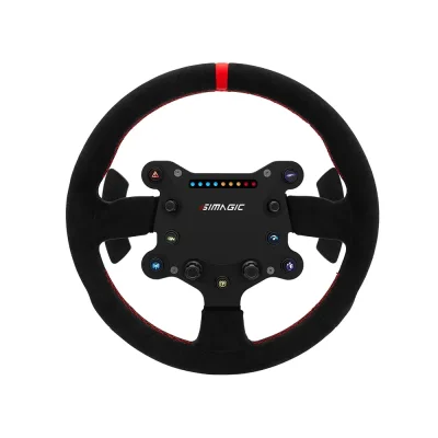 Simagic GTS Alcantara Волан за сим рейсинг с вграден хъб