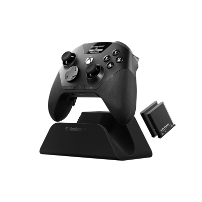 SteelSeries Aeon Pro Black 1000Hz Безжичен геймпад за Xbox, PC и мобилни устройства със зарядна станция