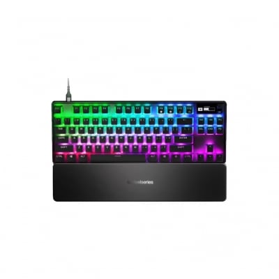 SteelSeries Apex Pro TKL 2023 US Геймърска механична клавиатура с OmniPoint регулируеми суичове