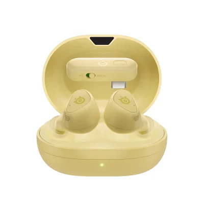 SteelSeries Arctis GameBuds Yuzu XBOX Безжични геймърски слушалки тапи с микрофон