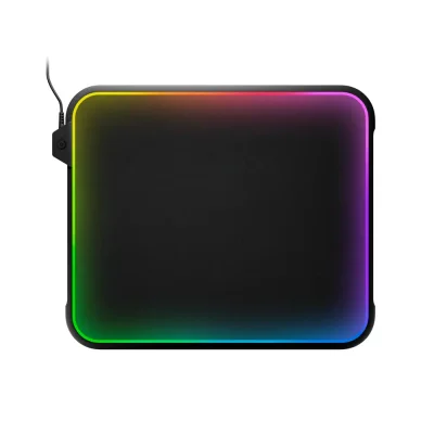 SteelSeries QcK Prism RGB Геймърски пад за мишка с две повърхности