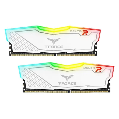 Team Group T-FORCE DELTA RGB White 16GB (2x8), DDR4, 3200 MHz, CL16, Intel XMP RAM памет