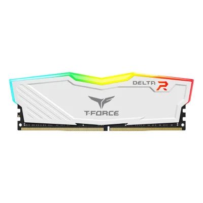 Team Group T-FORCE DELTA RGB White 8GB (1x8), DDR4, 3200 MHz, CL16, Intel XMP RAM памет