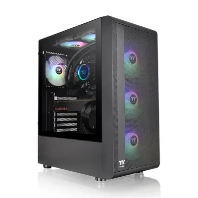 Thermaltake S200 TG ARGB Black Компютърна кутия