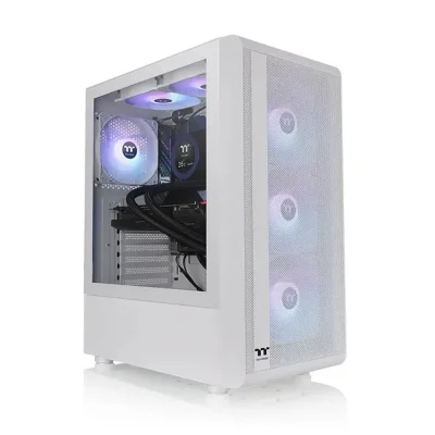 Thermaltake S200 TG ARGB Snow Компютърна кутия