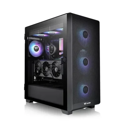 Thermaltake S250 TG ARGB Black Компютърна кутия