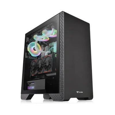 Thermaltake S300 TG Black Компютърна кутия