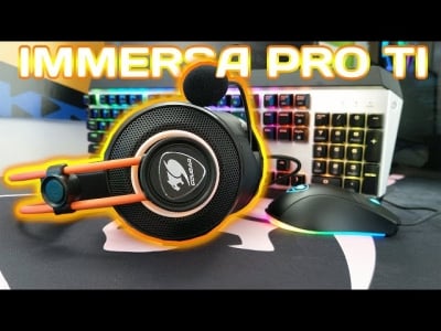 Cougar Immersa Pro TI Ревю Интересни геймърски слушалки с микрофон