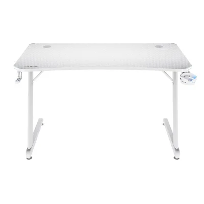 Trust GXT 709W Luminus RGB White Ергономично геймърско бюро