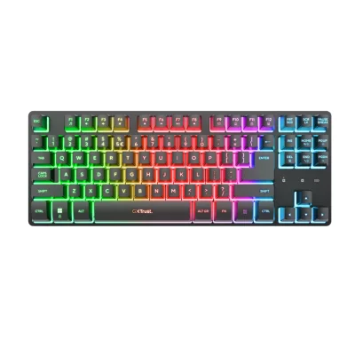 Trust GXT 831 Thado TKL Wireless Black Безжична геймърска мембранна клавиатура