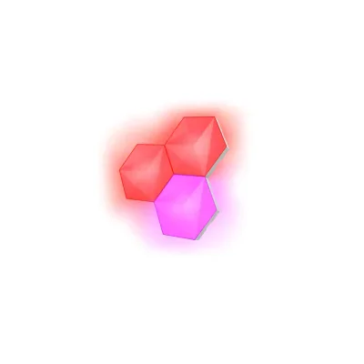 Trust GXT 903 VYBZ RGB Hexagon Light Panels Еxtension kit (3 броя) допълнителен комплект умни модулни панели