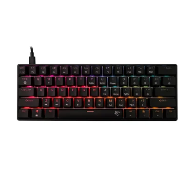 White Shark SHINOBI-2 Black Геймърска механична клавиатура с YUSYA Red суичове