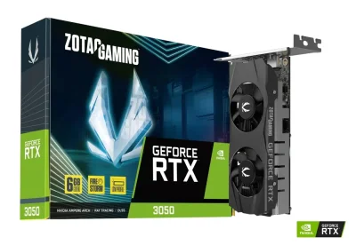 Zotac Gaming GeForce RTX 3050 LP, 6GB GDDR6 Видео карта