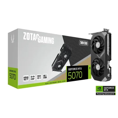ZOTAC GAMING GeForce RTX 5070 Twin Edge, 12GB GDDR7 Видео карта