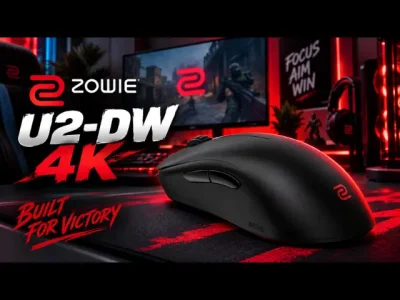 ZOWIE U2-DW: E-sports геймърска мишка с отличен баланс между комфорт и прецизност