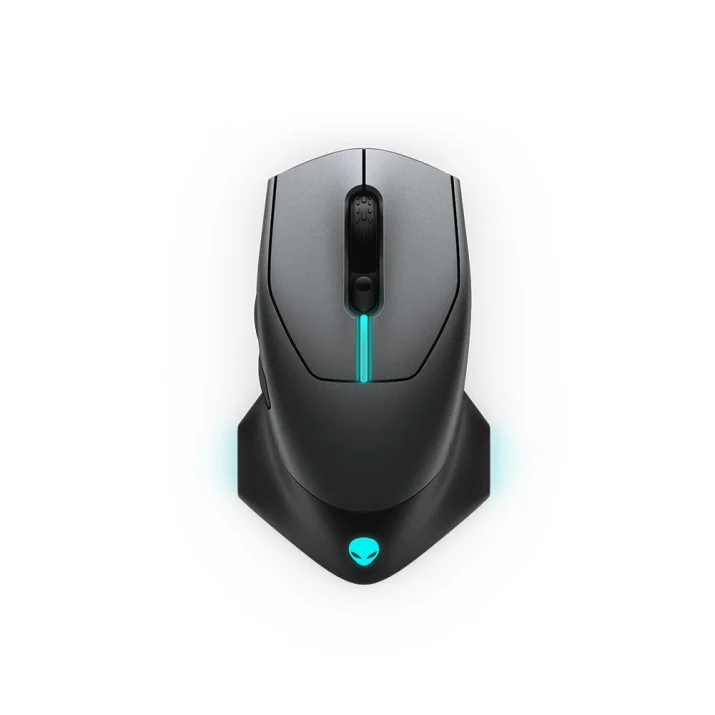 Alienware AW610M Dark Side of the Moon Безжична геймърска оптична мишка ...