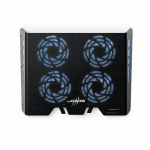 Hama uRAGE Freezer 600 Metal охлаждаща поставка за лаптоп с четири вентилатора и LED подсветка