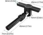 Pulsar бънджи за мишка Micro Bungee ES Single - Flexible Cable Arm, Ball Bearing
