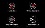 Pulsar лепенки за захват Supergrip Griptape Precut for G Pro X Superlight / G Pro X Superlight 2
