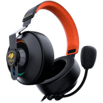COUGAR Phontum Pro Prix - 7.1 Virtual Surround, 53mm Graphene Diaphragm Driver, Comfortable Wearing Cushion with Cooling Gel, Crosstalk Reduction, 9.7mm Cardioid Microphone, Environmental Noise Cancellation, ARGB, USB-A Connector