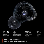 Безжични слушалки с микрофон SteelSeries Arctis GameBuds - White