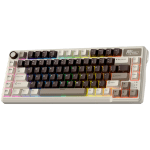 ROYAL KLUDGE RK L75 Mocha Grey Gaming Keyboard Cream switch