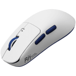 ROYAL KLUDGE M30 White Blue Gaming Mouse PAW 33111K