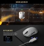 Lamzu професионална геймърска мишка MAYA X 8K - Wireless Gaming Mouse - Light Pink