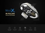 Lamzu професионална геймърска мишка MAYA X 8K - Wireless Gaming Mouse - Light Pink