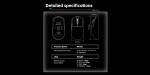 VXE професионална геймърска мишка Wireless Gaming Mouse Dragonfly R1 Pro Max 1K (4K compatible) - Kailh White Blade Switches, Purple