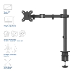 Стойка за монитор за бюро ACT AC8301, Регулируема, 10" - 35", 8 кг, Черен