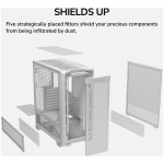COUGAR MX600 PC Case, Mid Tower, White