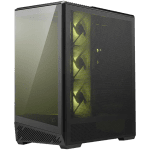 MSI MAG PANO 130R PZ, Mid-Tower, ATX(Back-connect supported)/M-ATX/ITX, 2x USB 3.2, 1x USB Type-C 20Gbs, 1x Audio/Mic, 4x 120mm ARGB Fans, Mesh Panel, Tempered Glass