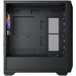 Xigmatek Master X II Pro (Black, ATX, U3x1 & U2x2, Front Meshed Grill & Left TG, 4PCS Z20A & ARGB PCB)