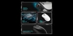 VXE професионална геймърска мишка Wireless Gaming Mouse Dragonfly R1 SE+ - Huano Blue Glow V2, Black