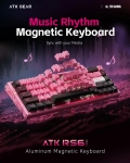 ATK професионална геймърска механична клавиатура Professional Gaming Mechanical Keyboard RS6 Ultra - 8K, TTC RGB Magneto [Linear] - Night Hunter