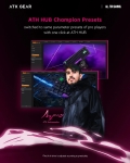 ATK професионална геймърска механична клавиатура Professional Gaming Mechanical Keyboard RS6 Ultra - 8K, TTC RGB Magneto [Linear] - Night Hunter