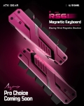 ATK професионална геймърска механична клавиатура Professional Gaming Mechanical Keyboard RS6 Ultra - 8K, TTC RGB Magneto [Linear] - Night Hunter