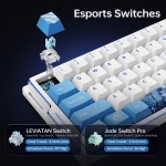 ATK професионална геймърска механична клавиатура Professional Gaming Mechanical Keyboard EDGE 60 HE Leviatan - 8K, TTC RGB Magneto Switches