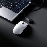 MCHOSE професионална геймърска мишка L7 Pro White - Wireless Gaming Mouse - Dual 8K, Kailh Optical