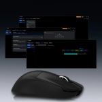 MCHOSE професионална геймърска мишка L7 Pro White - Wireless Gaming Mouse - Dual 8K, Kailh Optical