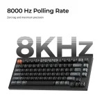 Безжична механичка клавиатура Keychron V1 Ultra 8K - Silk POM Switch Banana