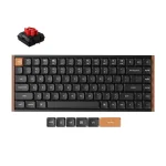 Безжчина механична клавиатура Keychron K3 MAX SE Black QMK/VIA - Milk POM Red Switch