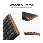 Безжчина механична клавиатура Keychron K3 MAX SE Black QMK/VIA - Milk POM Red Switch