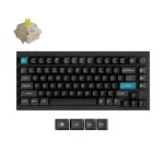 Безжична механичка клавиатура Keychron Q1 Ultra 8K Black - Silk POM Switch Banana