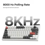 Безжична механичка клавиатура Keychron Q1 Ultra 8K Black - Silk POM Switch Brown