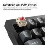 Безжична механичка клавиатура Keychron V6 Ultra 8K - Silk POM Switch Banana